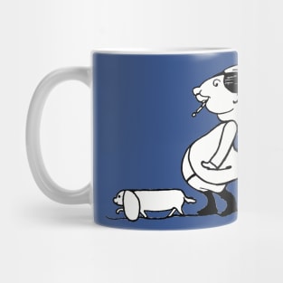 Walking the dog Mug